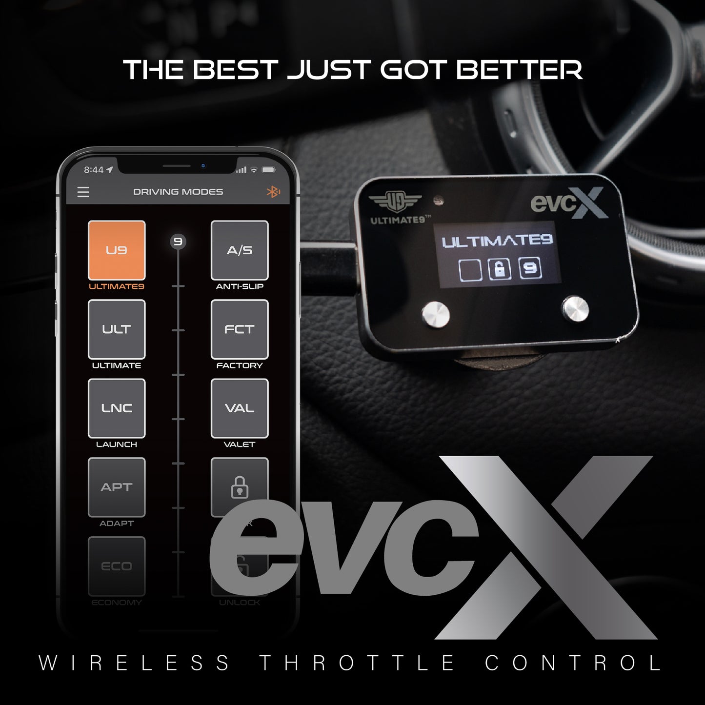 evcX Throttle Controller to suit TOYOTA HILUX 2015 - ON (8th Gen - N80)